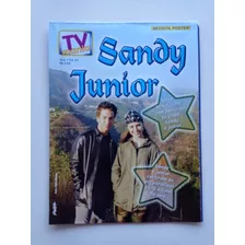 Revista Pôster Tv Mania Nº 61 - Sandy E Júnior - 2002