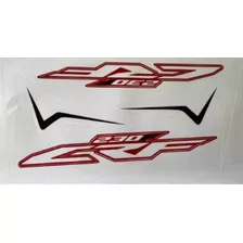 Adesivo Vinil Aleta De Tanque Biker F-19 Crf 230 2008 - 2019