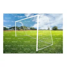 Rede Futebol Society 4m Fio 4mm De Esp. Seda Med: 2,20x4,20m