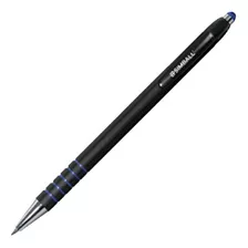 Bolígrafo Retráctil Simball City 1mm Azul (x6 Unidades) Color De La Tinta Azul Y Negro Color Del Exterior Negro