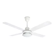 Ventilador De Techo Protalia 3314 Metalico 48 Plafon 4 Aspas