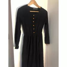 Vestido Negro Talla S Fashion