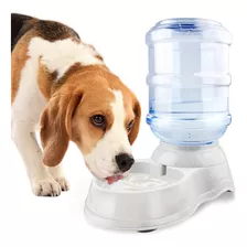 Bebedero Para Perro Gato Mascotas Dispensador De Agua 3.8 Lt Color Gris