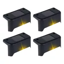 Pack 4 Luces Led Lámpara Ip65 Carga Solar