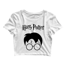 Cropped Harry Potter Camiseta Feminina Personagem Série