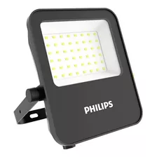 Refletor Led Aluminio 50w Biv Ip65 6500k Preto Philps