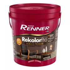 Pintura Renner Pro Mate 18 Litros - Color Store Pinturas