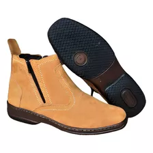 Bota Masculina Couro Botina Feminina Casual Country Rodeio