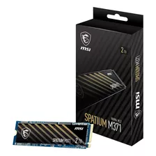 Ssd Msi Spatium M371 Nvme M.2 2tb Pcie Gen3 Nvme 3d