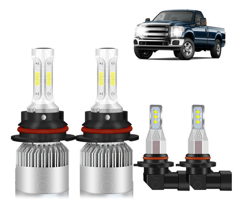 Kit De Focos Led 16000lm 9008 H13 For Dodge Nitro 2007-2012 Dodge Ram 2500