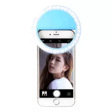 Aro De Luz Led Para Celular 3 Niveles De Luz Blanca Selfie