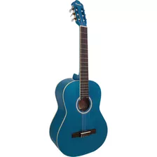 Violão Acústico De Nylon Com Tensor Tcg 390 Azul Thomaz Orientação Da Mão Direita