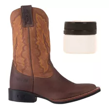 Bota Durango Texana Country + Mousse Hidratar Couro Brinde