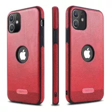Funda Para iPhone Tipo Piel Leather Case Protector Mikki