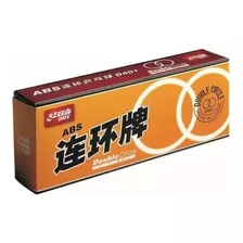 Pelota De Ping Pong Doble Circulo Naranja X 10 Unidades 