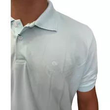 Camisa Masculina Social Gola Polo Ogochi Slim Manga Curta