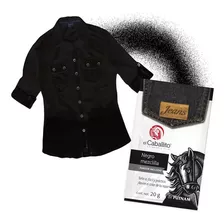 El Caballito Jeans Colorante Para Ropa Negro Mezclilla 20g