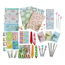 Kit Papelaria Fofa Kawaii 20 Itens+ Brinde Surpresa