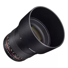 Lente Samyang Sy85m-e 85 Mm F1.4 Para Sony E-mount