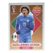 Figurita Extra Sticker Bronce Guillermo Ochoa Mundial Qatar 