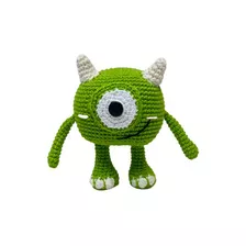 Mike Monstros Sa 13cm Amigurumi Pronta Entrega Presente 