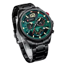 Reloj Curren Lujo Para Hombre Correa Acero Inoxidable