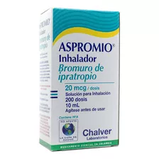 Aspromio Inhalador Bromuro De Ipratrop - mL a $2500