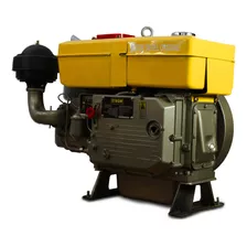 Motor Diesel Partida Manual Refrigerado A Água Zs1125 25hp- 