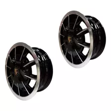 Par Rines Gasser Negros 15 X 5.5 Ancho 4/130 Vocho 2 Piezas