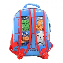 Mochila Avengers Assemble Marvel Escolar Super Héroes