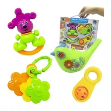 Kit Chocalho Para Bebê - Menino/menina - 99 Toys