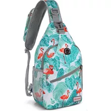 Mochila De Hombro Zomake Impermeable Diseno De Flamenco