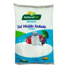 Sal Marinho Moído Iodado 1kg - Kodilar