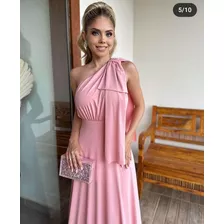 Vestido Longo Azul Royal/ Marsala/ Rose Madrinha Casamento 