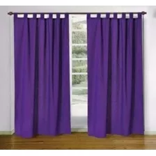 Cortinas Violeta 2 Paños De 2,10m L X 1,45m Ancho.decorhome.