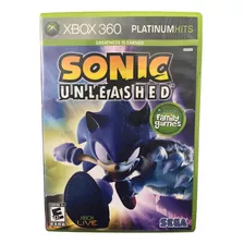 Sonic Unleashed Xbox 360 Jogo Original Mídia Física Game Top