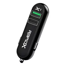 Cargador Rápido Usb A Dual Para Carro Rapidx X2