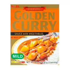 Curry Con Verduras Instantáneo Mild, S&b Golden 230 G