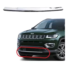 Friso Cromado Esportivo Parachoque Jeep Compass Limited 2019