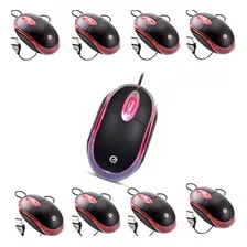 Mouse Exbom Ms-10 Ms-09 Preto Atacado 5 Unidades Barato