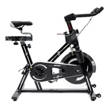 Bicicleta Estática Sportfitness Genoa Para Spinning Color Negro Y Gris