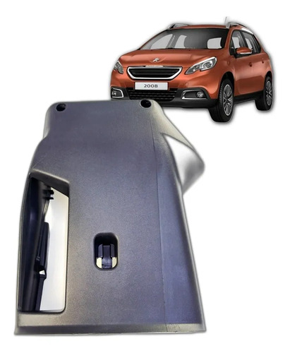 Moldura Coluna Direcao Peugeot 208 2008 13/19 9678635077 Preto