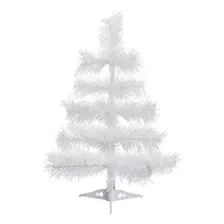 Arbol Navideño Blanco 60cm, Pie De Plástico