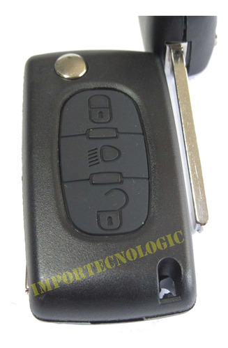 Carcasa Para Llave Control Citroen Citroen C4 2008 2006 Bomb Foto 3