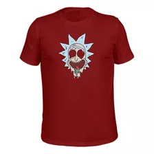 Camiseta Várias Cores Tecido Macio Estampada Rick Mau