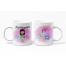 Caneca Xícara Profissões Fisioterapia Porcelana