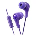 Auriculares Intraurales De Goma Morados Con Micrófono Stay F