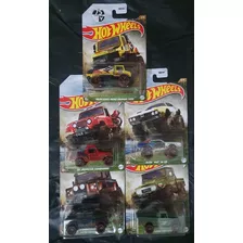 Hot Wheels Set De 5 Carros Rusticos. Toyota, Mercedes, Land 