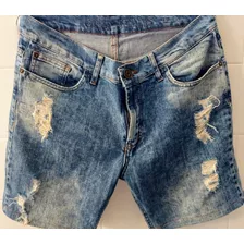 Bermuda De Jeans Ona Sáez. Talle 40. Excelente Estado 