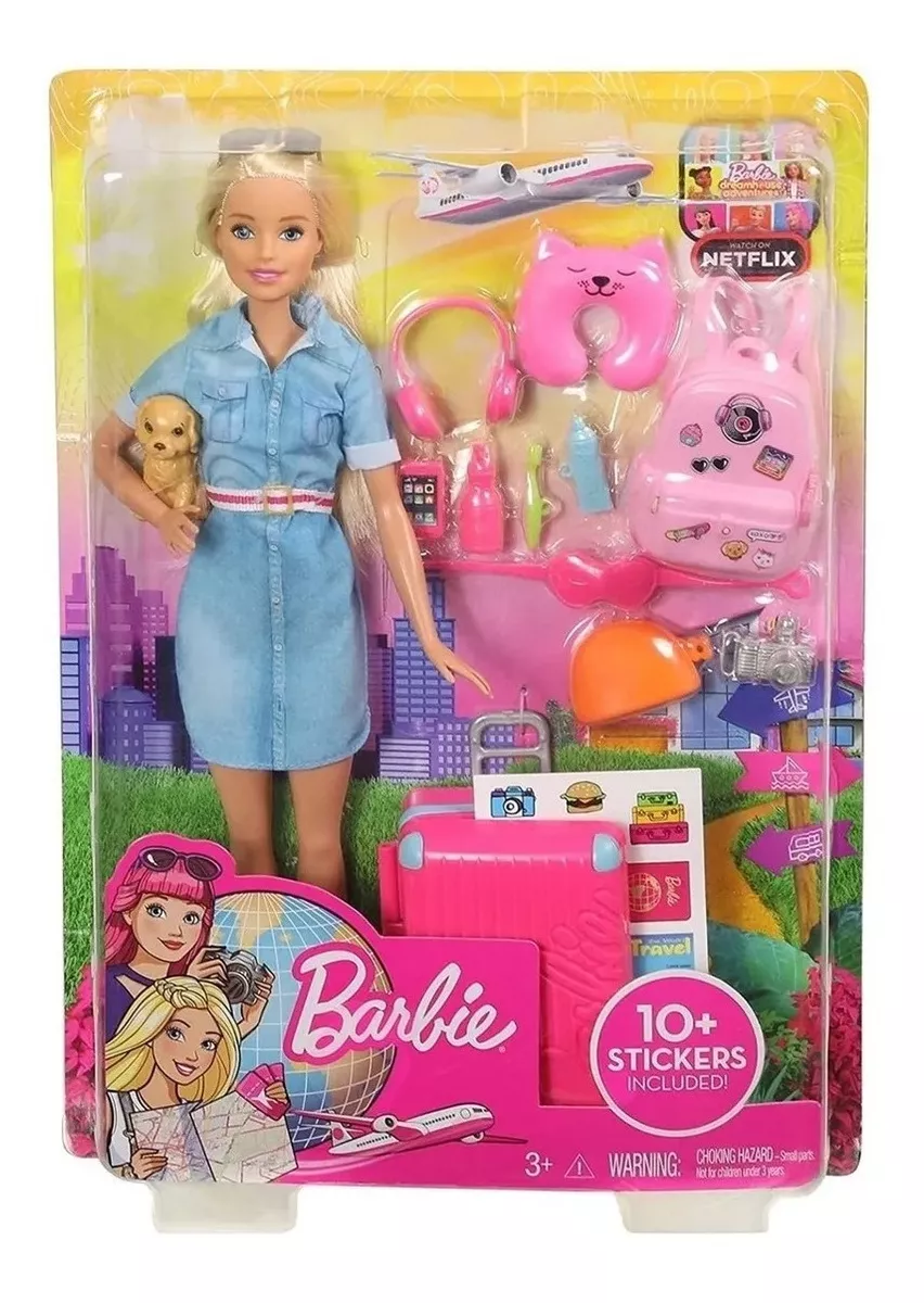 Barbie Boneca Viajante Fwv25 - Mattel